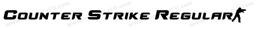 Counter Strike Regular字体转换